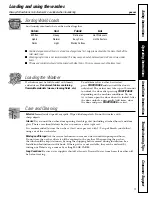 Preview for 9 page of GE GCVH6260 Owner'S Manual & Installation Instructions