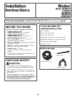 Preview for 12 page of GE GCVH6260 Owner'S Manual & Installation Instructions