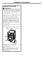 Preview for 14 page of GE GCVH6260 Owner'S Manual & Installation Instructions