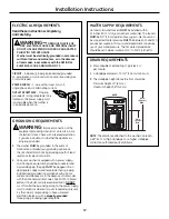 Preview for 17 page of GE GCVH6800JMV Owner'S Manual & Installation Instructions