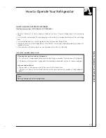 Preview for 14 page of GE GCW200YAWC Use & Care Manual