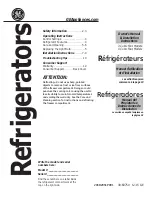 Preview for 1 page of GE GDE03GGKBB Owner'S Manual & Installation Instructions