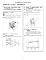 Предварительный просмотр 22 страницы GE GDE20GMHBRES Owner'S Manual And Installation Instructions