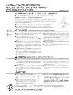 Предварительный просмотр 3 страницы GE GDF 570 Series Owner'S Manual