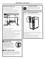 Предварительный просмотр 5 страницы GE GDF410SGFBB Installation Instructions Manual