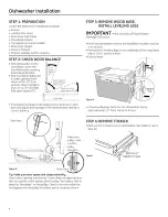 Preview for 6 page of GE GDF510PGD0BB Installation Instructions Manual