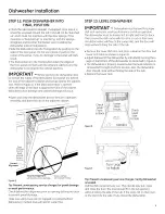 Preview for 9 page of GE GDF510PGD0BB Installation Instructions Manual