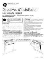 Preview for 17 page of GE GDF510PGD0BB Installation Instructions Manual