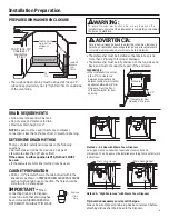 Preview for 9 page of GE GDF510PSJSS Installation Instructions Manual