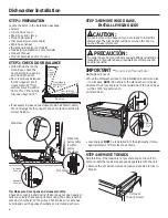 Preview for 12 page of GE GDF510PSJSS Installation Instructions Manual