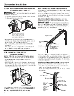 Preview for 14 page of GE GDF510PSJSS Installation Instructions Manual