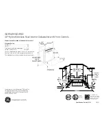 GE GDF540HGD Dimensions And Installation Information preview