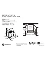 GE GDF610PGJ Dimensions And Installation Information preview