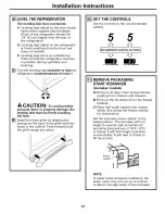 Preview for 21 page of GE GDS20KBSABB and Owner'S Manual And Installation Instructions