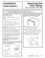 GE GDSS0KCXBRSS and Installation Instructions preview