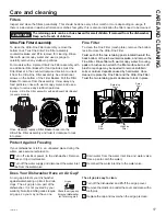 Preview for 17 page of GE GDT530 SEries Owner'S Manual