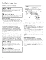 Предварительный просмотр 4 страницы GE GDT530PSD4SS Installation Instructions Manual