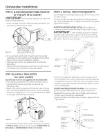 Предварительный просмотр 8 страницы GE GDT530PSD4SS Installation Instructions Manual