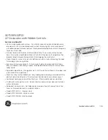 Предварительный просмотр 2 страницы GE GDT530PSDSS Dimensions And Installation Information