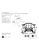 GE GDT550HGD Dimensions And Installation Information preview