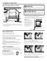 Preview for 3 page of GE GDT550HGDWW Installation Instructions Manual