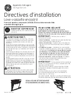 Preview for 17 page of GE GDT550HGDWW Installation Instructions Manual