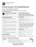 Предварительный просмотр 17 страницы GE GDT580SGF4BB Installation Instructions Manual