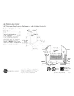 Preview for 1 page of GE GDT580SSFSS Dimensions And Installation Information