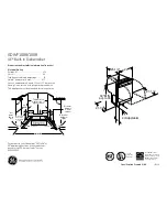 GE GDWF100R Dimensions And Installation Information preview