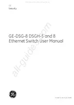 GE GE-DSG-8 DSGH-5 User Manual предпросмотр