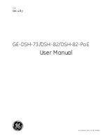 Preview for 1 page of GE GE-DSH-73 User Manual