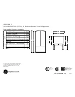 Preview for 1 page of GE GE Energy Star GBSL0HCYLLS Dimensions And Installation Information