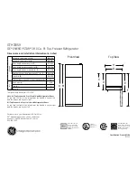 GE GE Energy Star GTH18ISX Dimensions And Installation Information preview