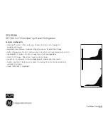 Preview for 2 page of GE GE Energy Star GTS22ISS Dimensions And Installation Information