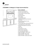 Preview for 2 page of GE GE Monogram ZET837BBBB Dimensions And Specifications