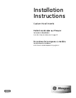 GE GE Monogram ZVC30 Installation Instructions Manual preview