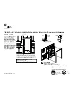 Preview for 3 page of GE GE Profile Arctica CustomStyle PSI23SGN Dimension Manual