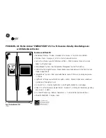 Preview for 2 page of GE GE Profile Arctica Energy Star PSC23SHR Dimension Manual