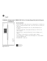 Preview for 3 page of GE GE Profile Arctica Energy Star PSW26SGR Dimension Manual