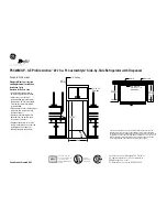 Preview for 2 page of GE GE Profile Arctica PSC23MGP Dimension Manual