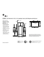 Preview for 2 page of GE GE Profile Arctica PSI23MGPBB Dimension Manual