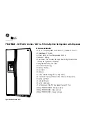 Preview for 2 page of GE GE Profile Arctica PSS27MGNBB Dimension Manual