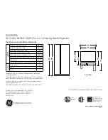 GE GE Profile Energy Star PSS26MGSBB Dimensions And Installation Information preview