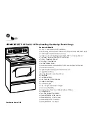 Preview for 2 page of GE GE Profile JBP90BF Dimensions And Installation Information