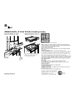 GE GE Profile JP968BC Product Information preview