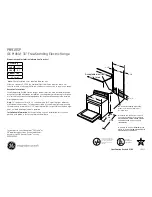 GE GE Profile PB910SP Dimensions And Installation Information preview