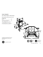 GE GE Profile PDW7800P Dimensions And Installation Information preview