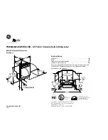 Предварительный просмотр 1 страницы GE GE Profile PDW8800JBB Dimension Manual