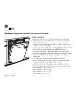 Предварительный просмотр 2 страницы GE GE Profile PDW8800JBB Dimension Manual