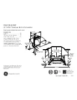 GE GE Profile PDWF200 Dimensions And Installation Information preview